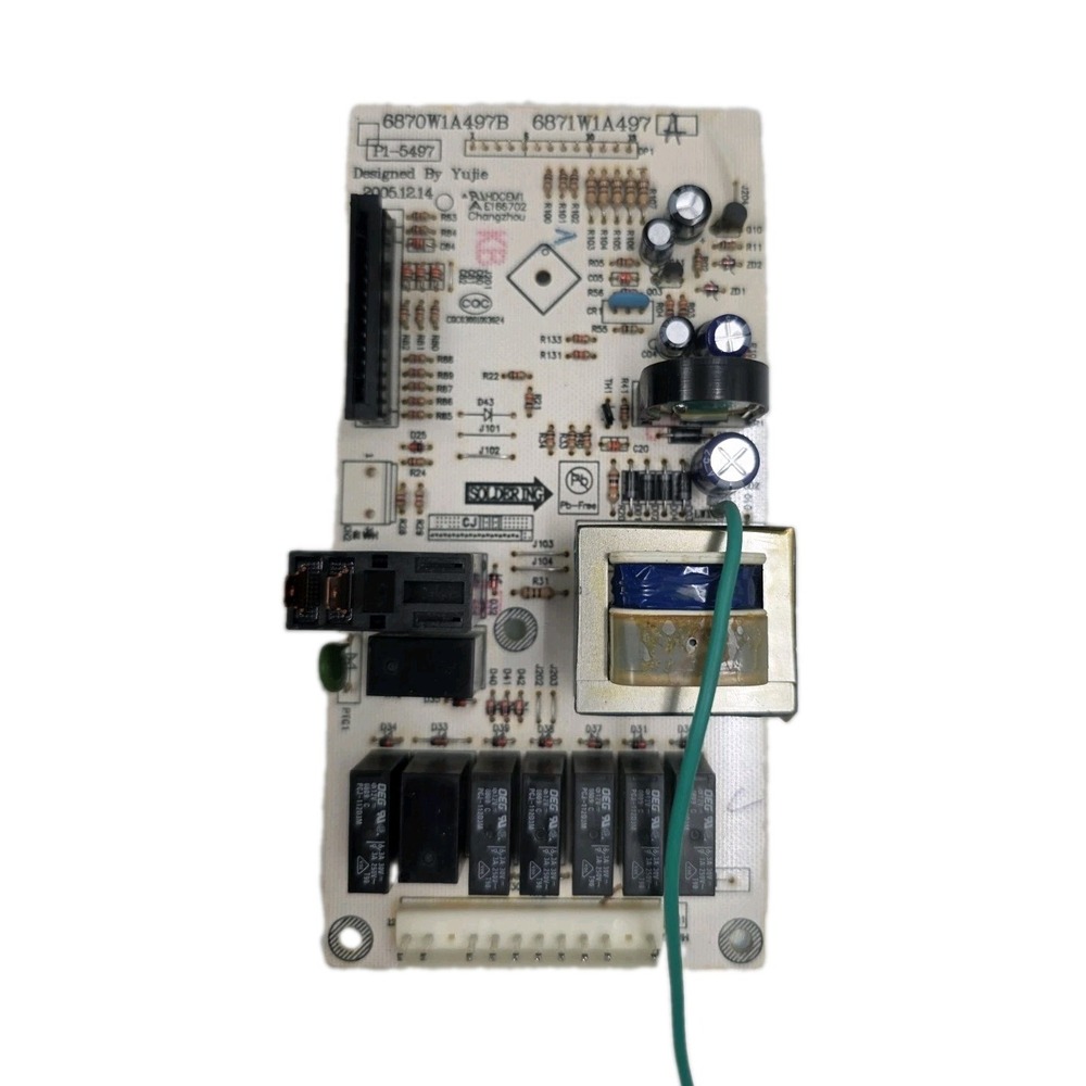 LG 6871W1A497A 6870w1a497b Microwave Control Board Panel